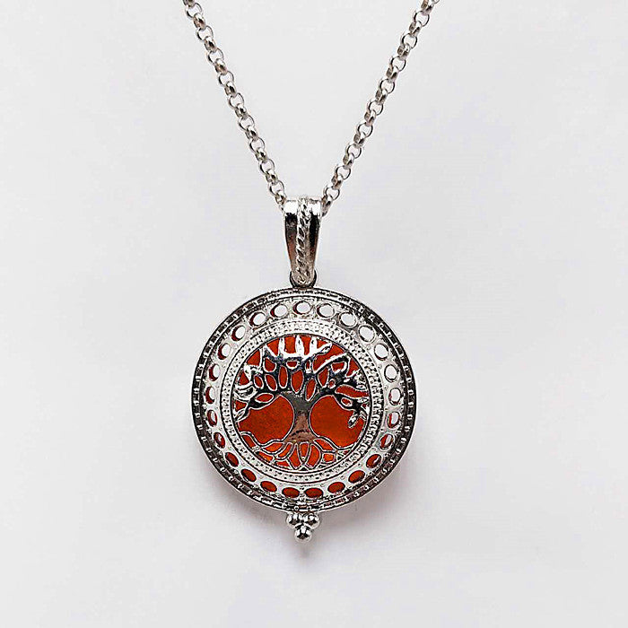 Tree Of Life Alloy Aromatherapy Essential Oil Hollow Pendant