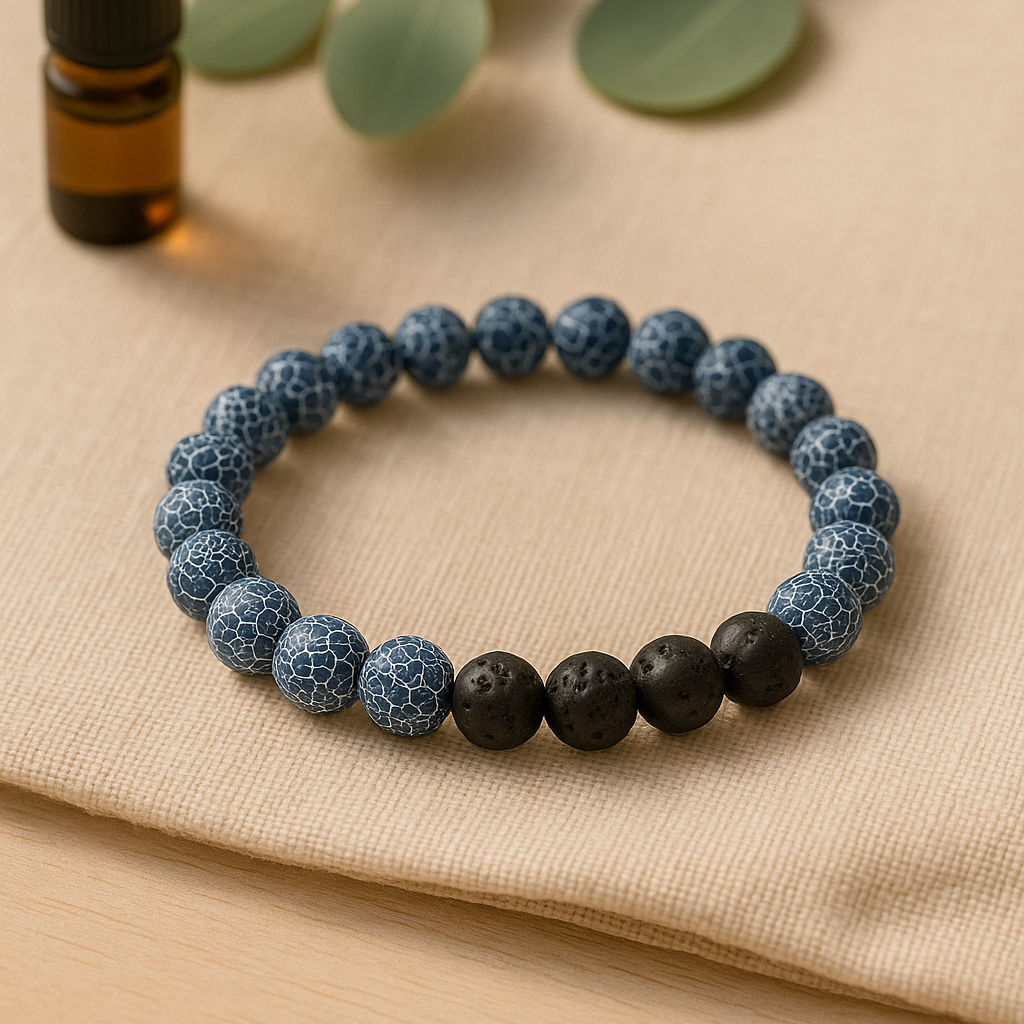 Volcanic Rock Essential Oil Bracelet